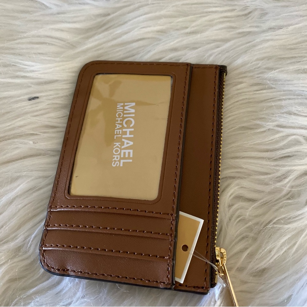 New Michael Kors jet set small coin pouch with ID wallet - Picture 12 of 15